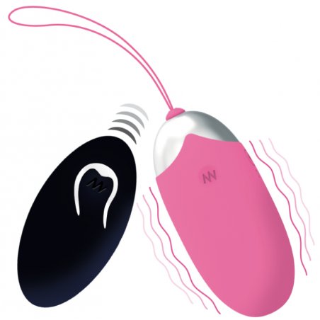 INTENSE FLIPPY II VIBRATING EGG WITH REMOTE CONTROL PINK