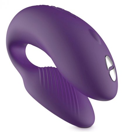 WE VIBE CHORUS COUPLES VIBRATOR WITH SQUEEZE CONTROL - PURPLE