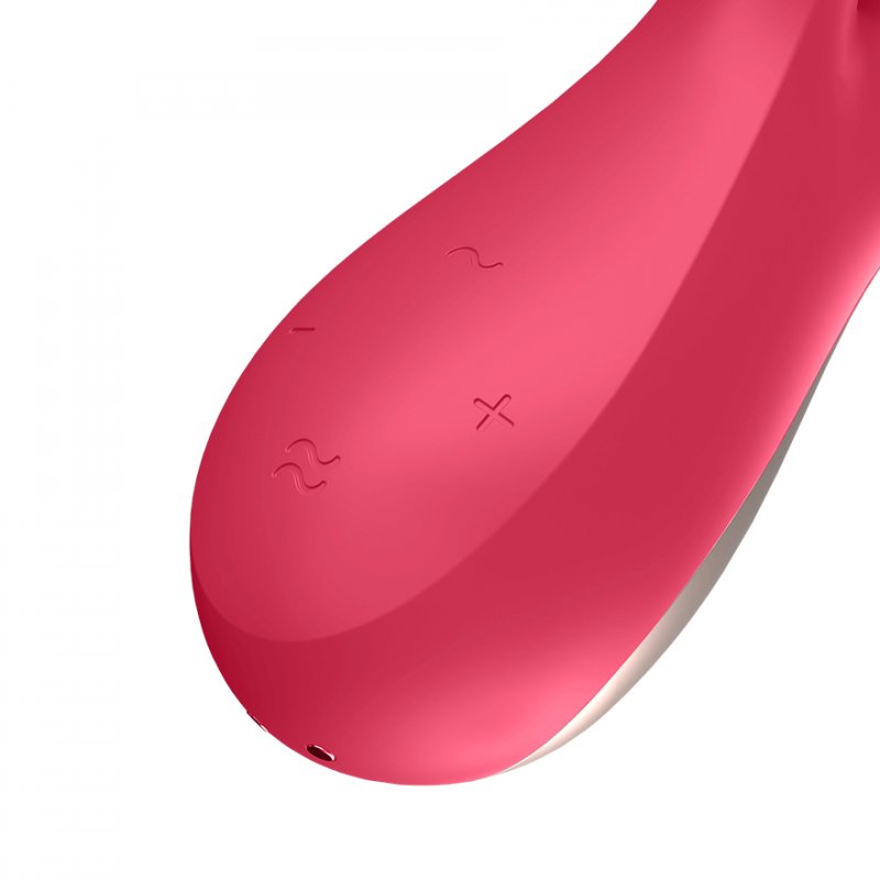 SATISFYER - MONO FLEX RED WITH APP