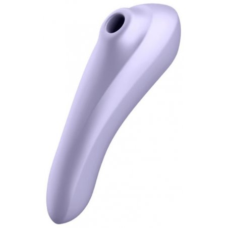 SATISFYER - DUAL PLEASURE AIR PULSE VIBRATOR MAUVE