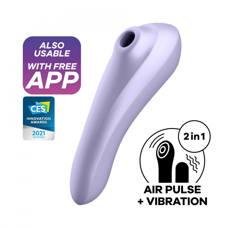Satisfyer Dual Pleasure Sucker vibrator Ambidextrous