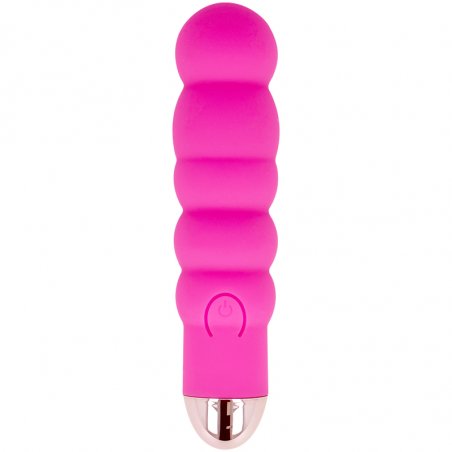 DOLCE VITA - RECHARGEABLE VIBRATOR SIX PINK 7 SPEEDS