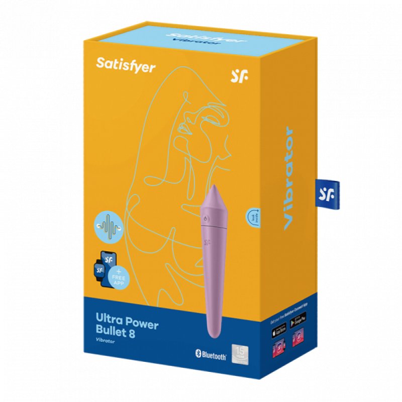 SATISFYER - ULTRA POWER BULLET 8 LILAC