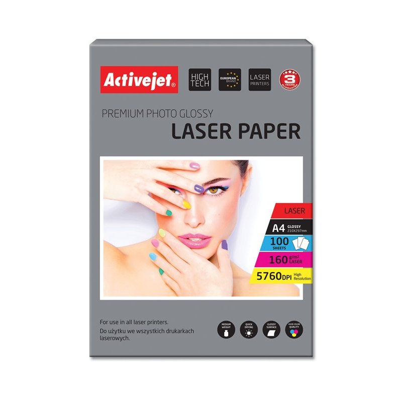 Activejet AP4-160G100L (A4 100 copies) papier glacé