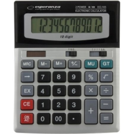 Esperanza ECL103 calculator Desktop Basic Black, Grey