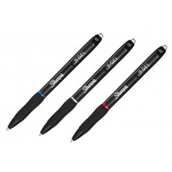Sharpie S-Gel Retractable gel pen Black, Blue, Red 3 pc(s)