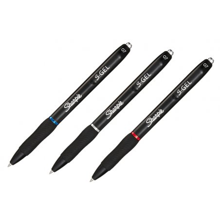 Sharpie S-Gel Retractable gel pen Black, Blue, Red 3 pc(s)