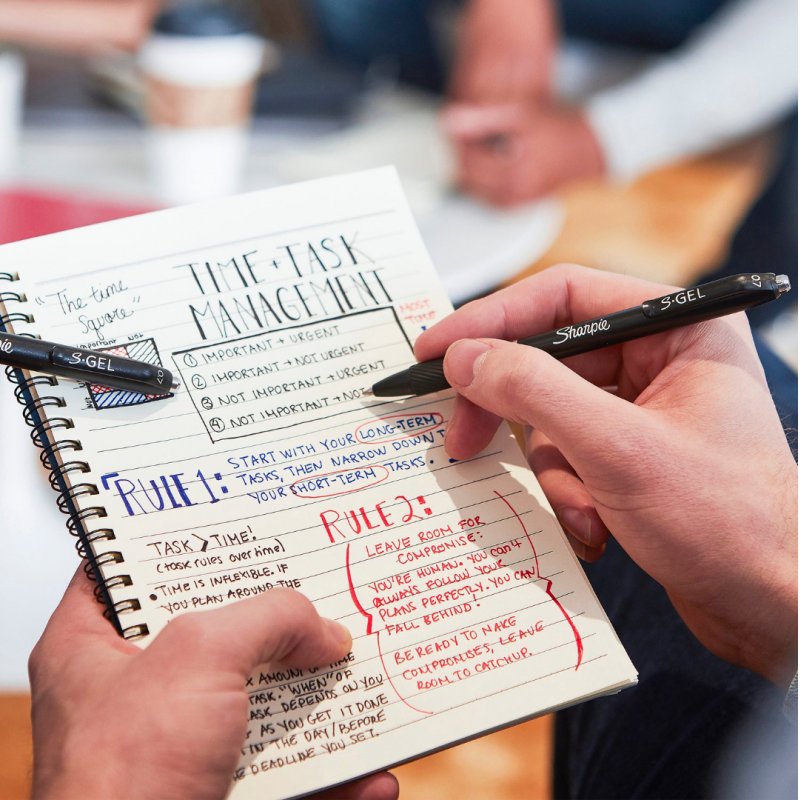 Gel Pen Sharpie S Gel Black - 3 pcs.