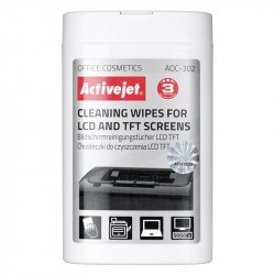 Activejet Lingettes pour matrice LCD AOC-302 100 pièces