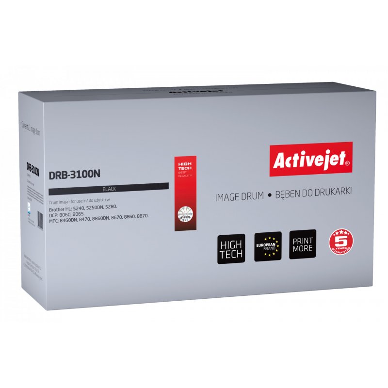Activejet DRB-3100N tambour (remplacement Brother DR-3100 Supreme 25000 pages noir)