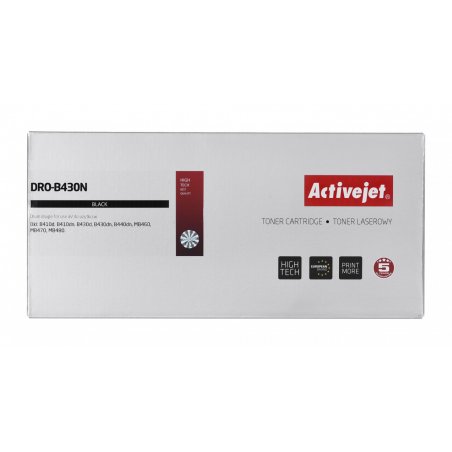 Activejet DRO-B430N tambour (remplacement OKI 43979002 Supreme 25000 pages, noir)