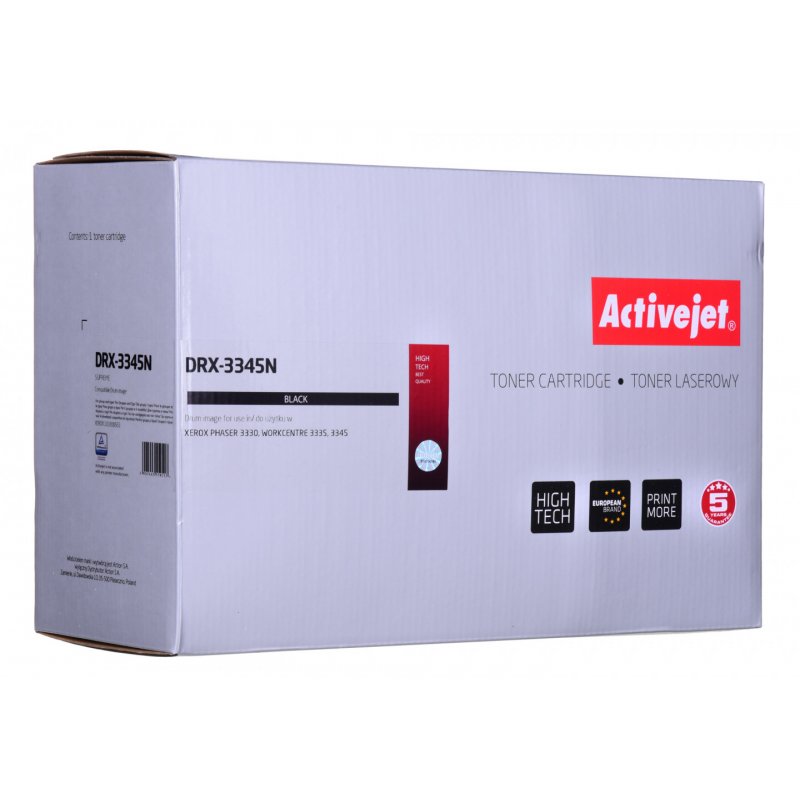 Activejet DRX-3345N Drum (replacement for Xerox 101R00555 30000 pages black)