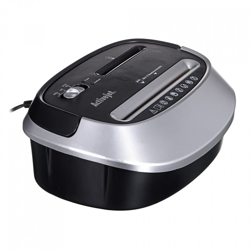 Activejet ASH-1201D Shredder for documents black silver.