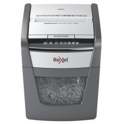 Rexel Optimum AutoFeed 50X paper shredder Cross shredding 55 dB 22 cm Black Grey