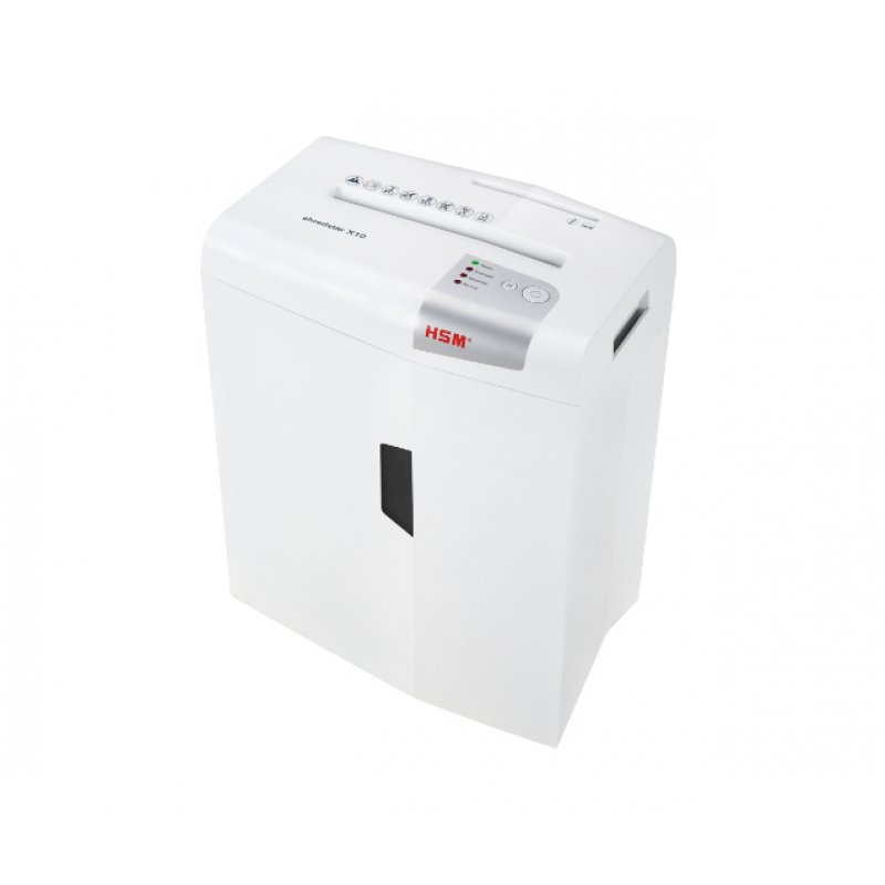 HSM shredstar X10 document shredder 4.5 x 30 mm separate CD-cutting mechanism