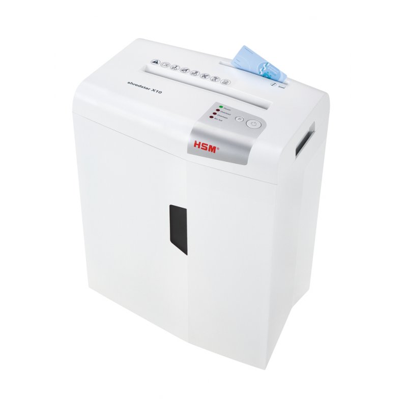 HSM shredstar X10 document shredder 4.5 x 30 mm separate CD-cutting mechanism