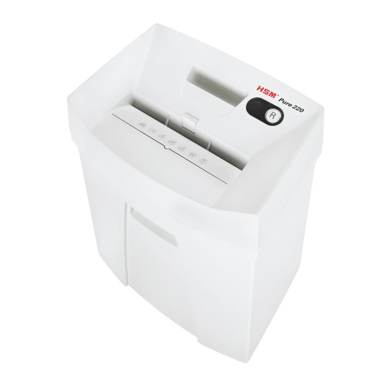 HSM Pure 220 destructeur de papier Découpage en particules 22,5 cm Blanc