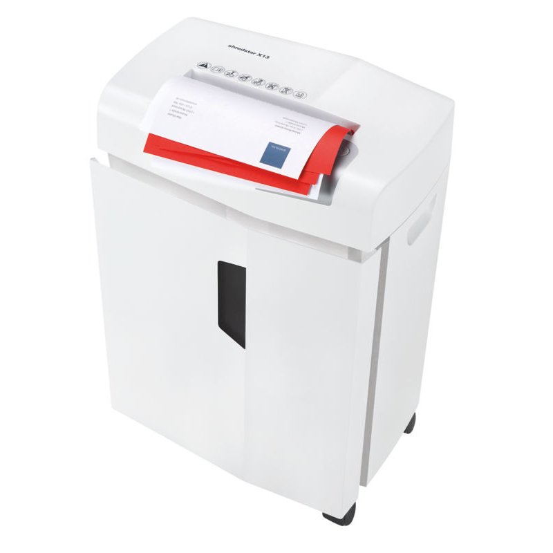 HSM shredstar X13 document shredder 4 x 37 mm separate CD-cutting mechanism