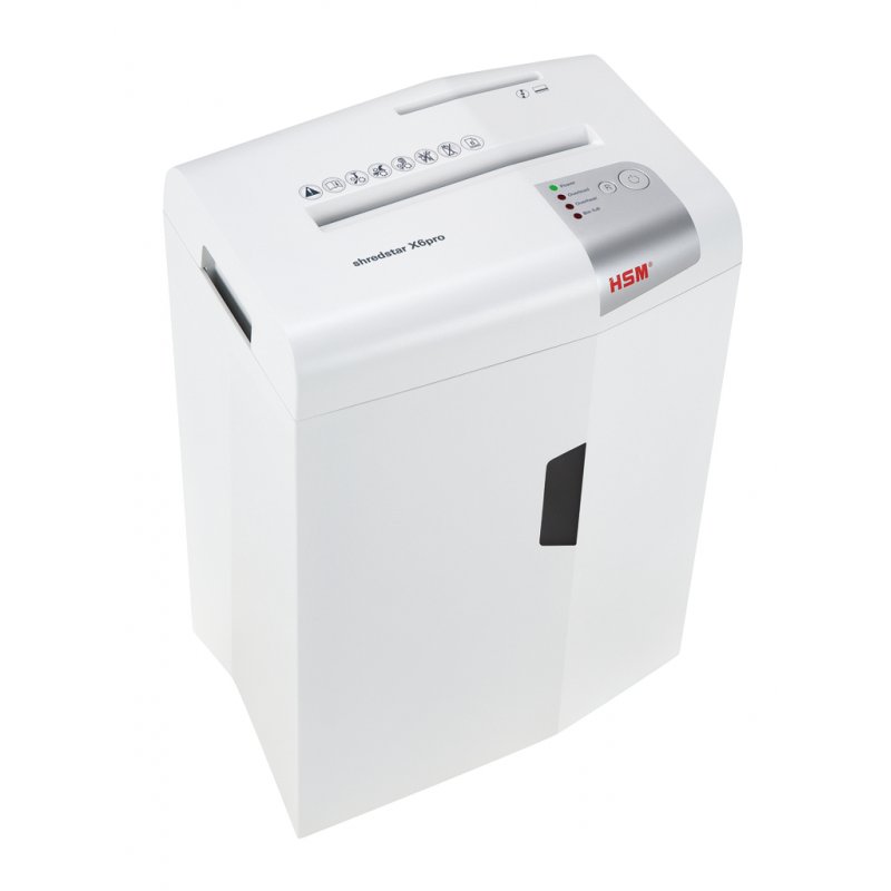 HSM shredstar X6pro document shredder 2 x 15 mm separate CD-cutting mechanism