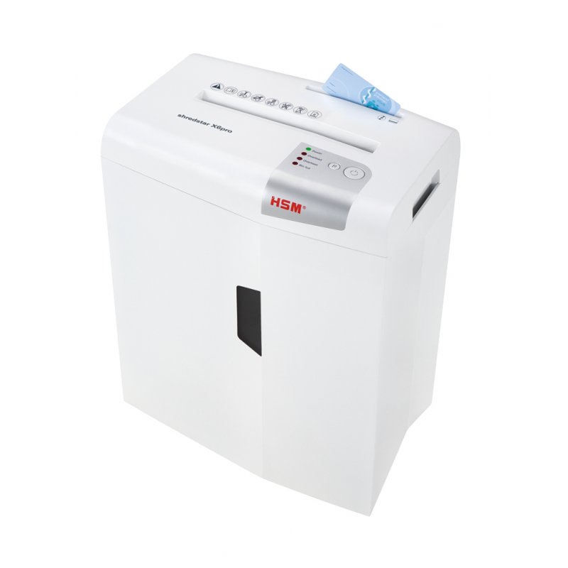 HSM shredstar X6pro document shredder 2 x 15 mm separate CD-cutting mechanism