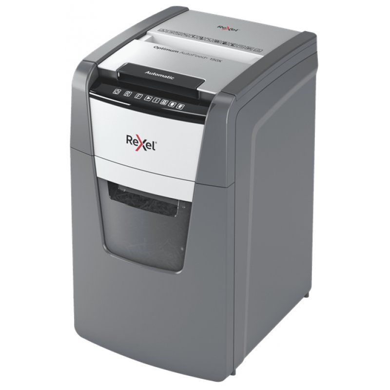 Rexel Optimum AutoFeed 150X A paper shredder Cross shredding 55 dB 22 cm Black, Grey