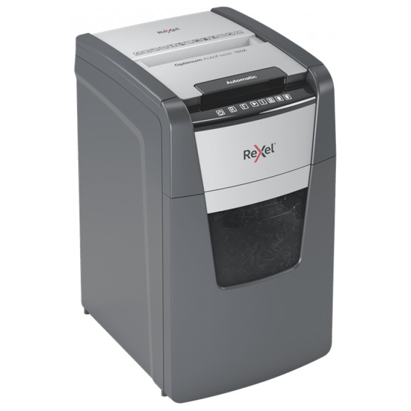 Rexel AutoFeed 150X automatic shredder P-4 cuts confetti cut (4x28mm) 150 sheets 44 litre bin