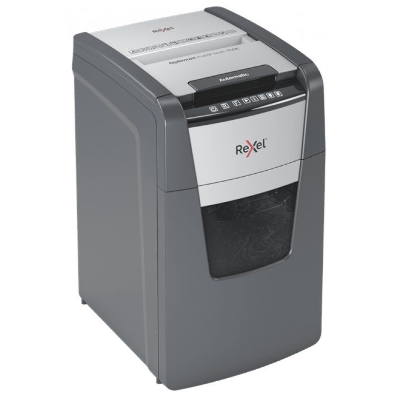 Rexel Optimum AutoFeed 150X A paper shredder Cross shredding 55 dB 22 cm Black, Grey