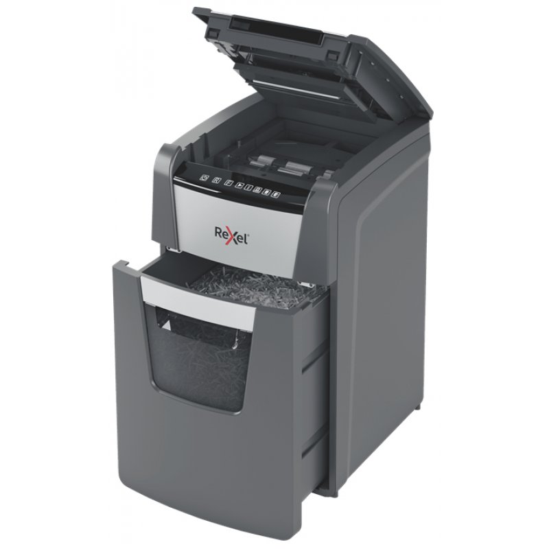 Rexel Optimum AutoFeed 150X A destructeur de papier Destruction croisée 55 dB 22 cm Noir, Gris