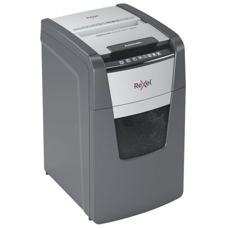 Rexel AutoFeed 130M paper shredder Micro-cut shredding 55 dB Black, Grey