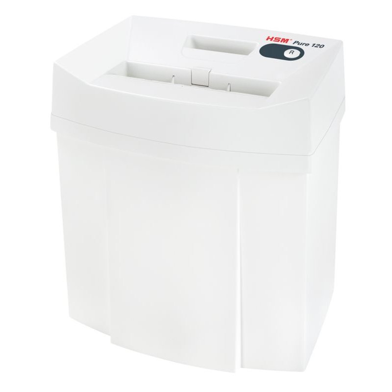 HSM Pure 120 destructeur de papier 55 dB 3,9 mm Anthracite, Blanc