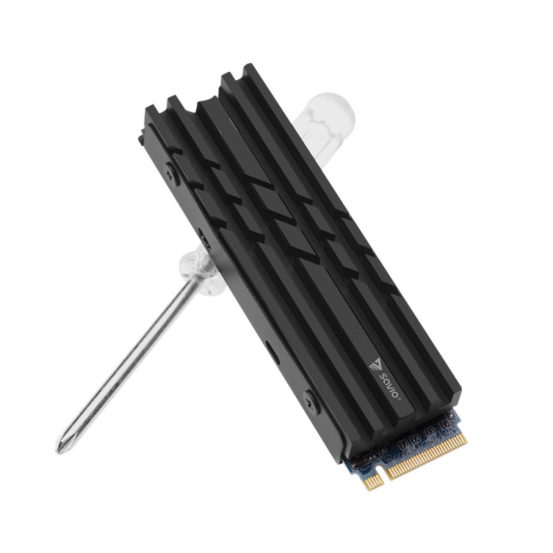 Savio Cooler M.2 NVMe 2280, AK-60 diskams Air cooler