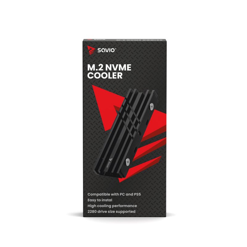 Savio Cooler M.2 NVMe 2280, AK-60 diskams Refroidisseur d'air