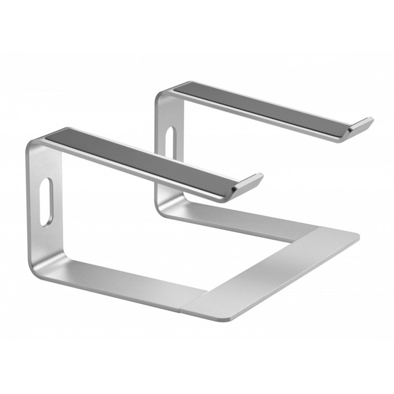 Gembird NBS-D1-01 Support de livres Supports de Laptop Aluminium, Argent 39,6 cm (15.6")