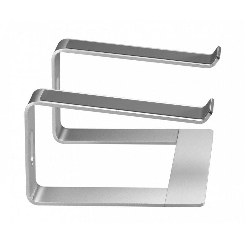 Gembird NBS-D1-01 Support de livres Supports de Laptop Aluminium, Argent 39,6 cm (15.6")