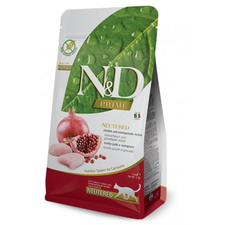 Farmina Pet Food N&D Prime cats dry food 5 kg Adult Chicken, Pomegranate
