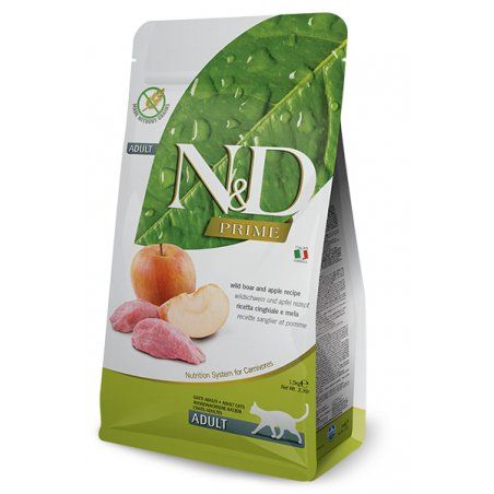 Farmina Pet Food N&D Prime cats dry food 5 kg Adult Apple, Boar