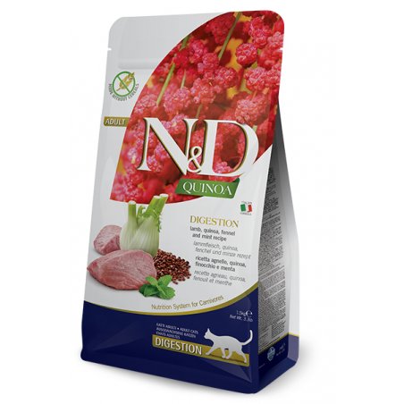 FARMINA N&D Quinoa Digestion Lamb and Fennel - dry cat food - 1 5 kg