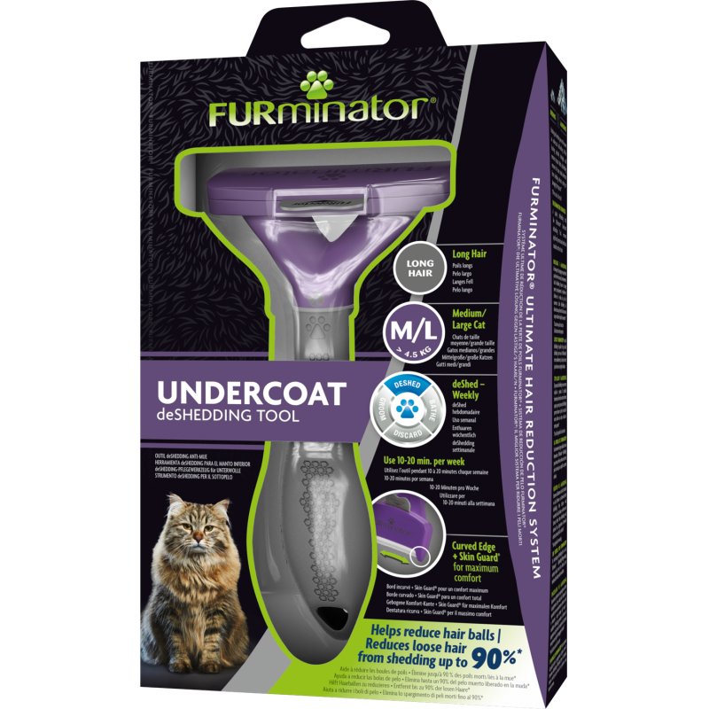 FURminator - furminator for longhaired cats - M/L