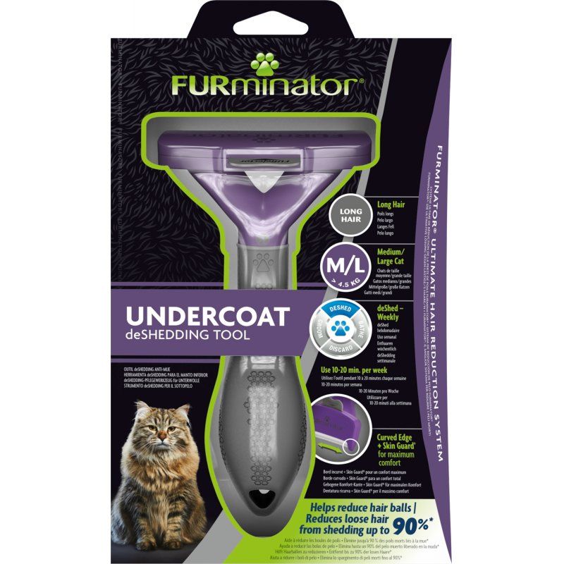 FURminator FUR151357 pet brush/comb Violet Cat Deshedder