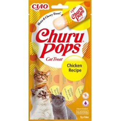 INABA Churu Pops Chicken - cat treats - 4x15 g