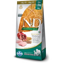 Farmina Pet Food N&D Ancestral Grain Canine 15 kg Adulte Poulet