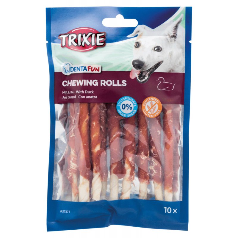 TRIXIE Chewing Rolls - Dog treat - 80g