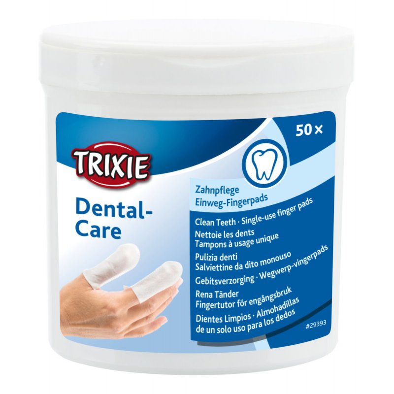 TRIXIE Dental-Care Teeth cleaning wipes - 50 pcs.
