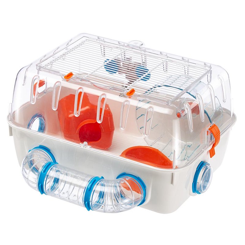 Ferplast Combi 1 Hamster Transparent, Blanc