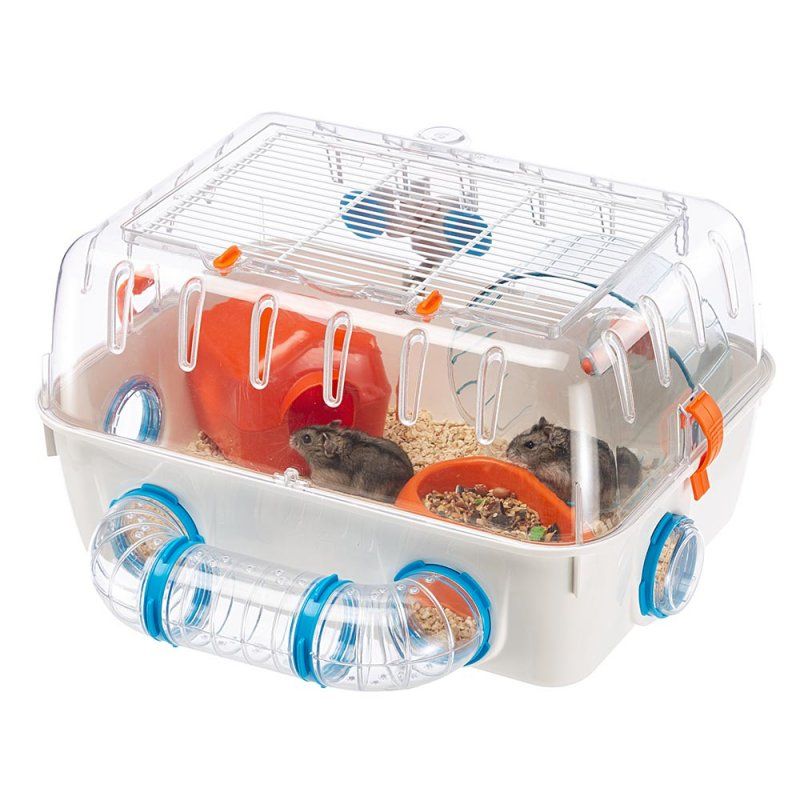 Ferplast Combi 1 Hamster Transparent, White