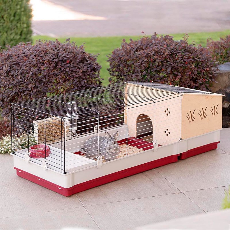 Ferplast Krolik 140 Plus Rabit Grey, Red