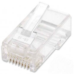 Intellinet 502399 connecteur de fils RJ-45 Transparent