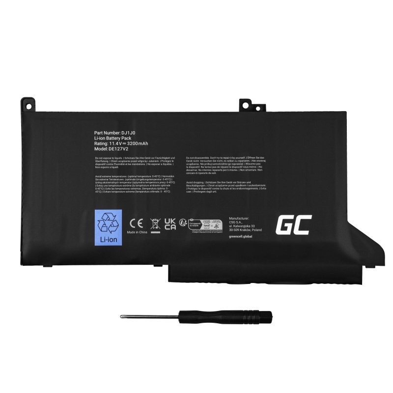 Green Cell DE127V2 Dell laptop battery 11 4V 2700mAh