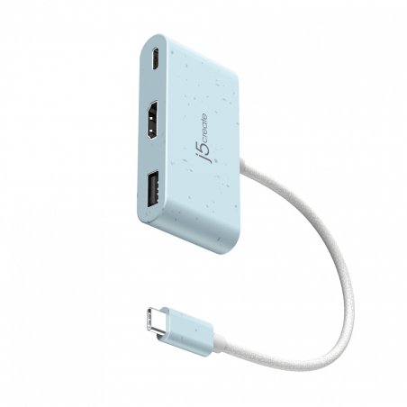 j5create JCA379EC - USB-C® to HDMI™ & USB™ Type-A with Power Delivery