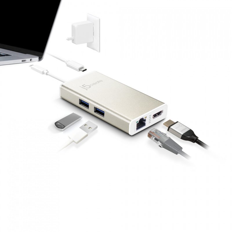 j5create JCA374-N Multi-Adaptateur USB-C